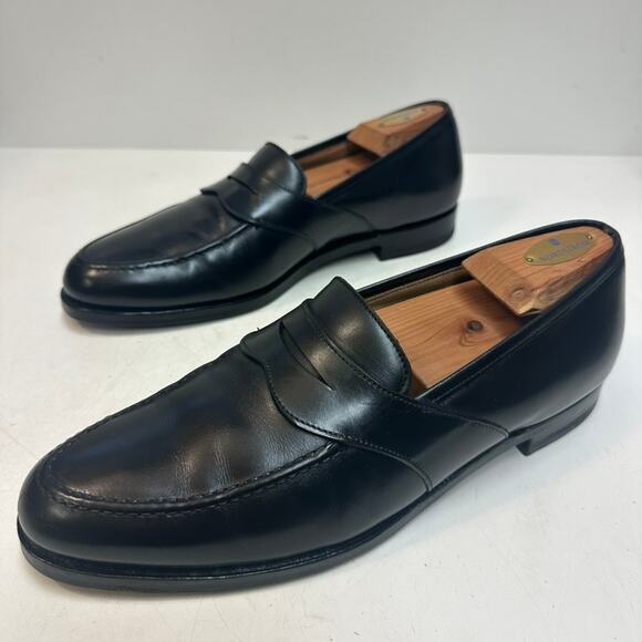 RESOLED Crockett & Jones x Brooks Brothers Penny Loafers Made in England US 10 D main image 4